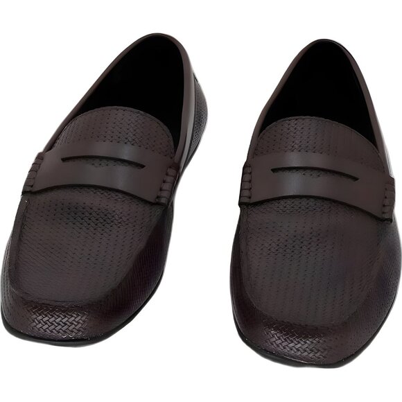 Alfani Men's Masonn Brown Slip-On Penny Loafers Driving Size 10 M US - Picture 5 of 6